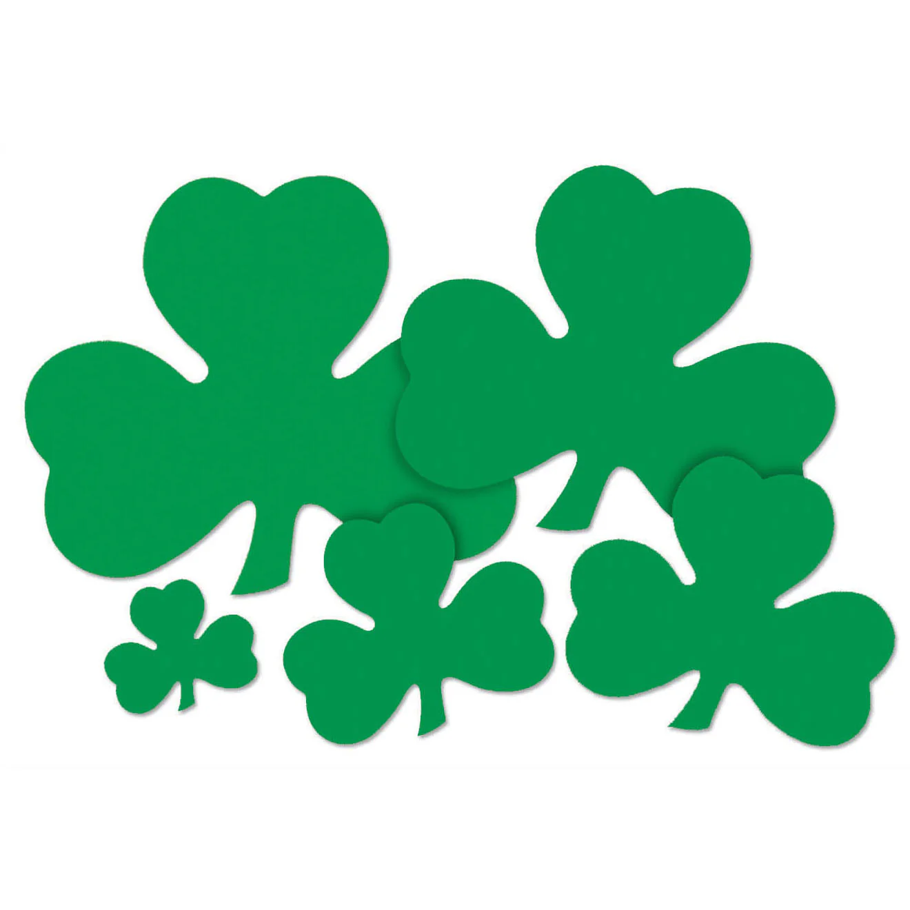 12" Printed Shamrock Cutout (1ct)