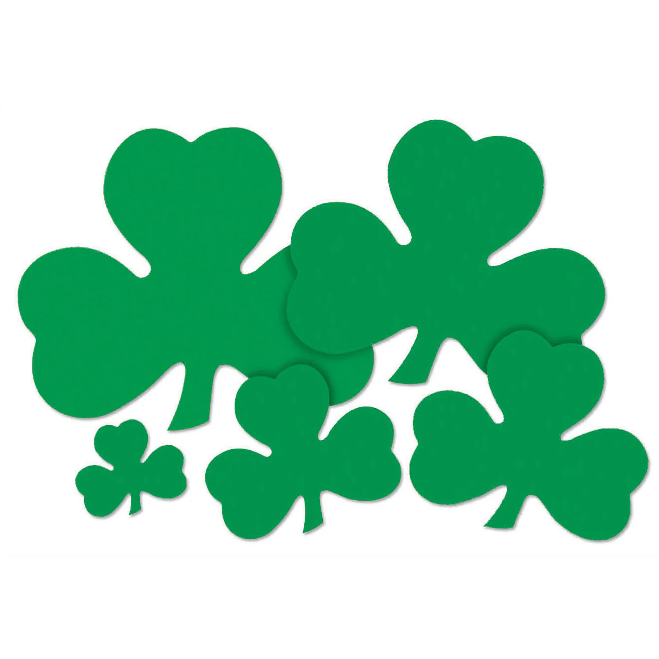 9" Printed Shamrock Cutout (1ct)