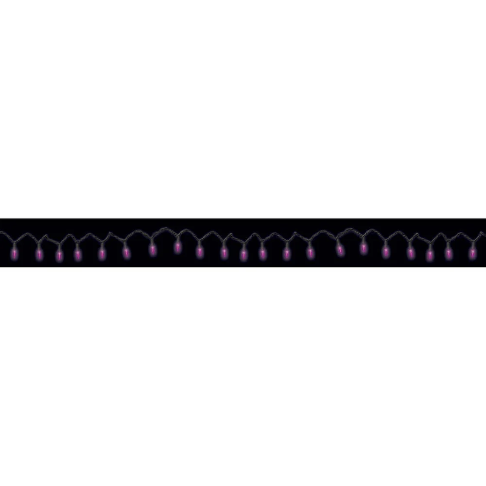 Purple LED String Lights w/ End‑to‑End Plugs