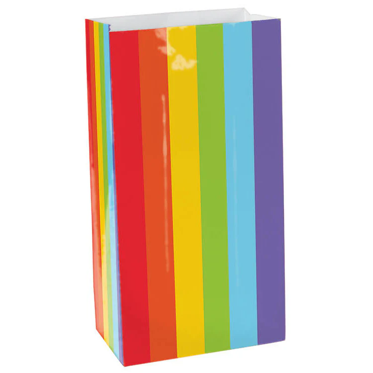 Rainbow Mini Paper Bags (12ct)