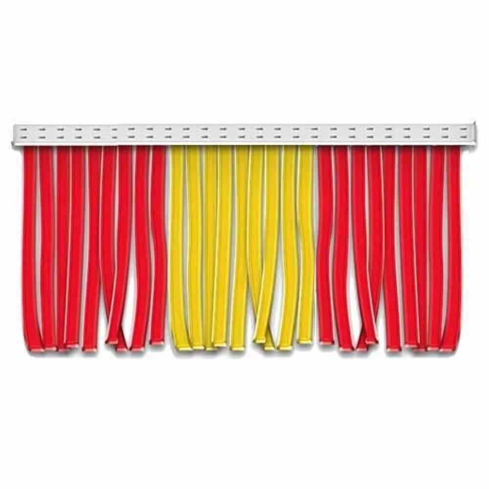 Red and Yellow Poly Fringe Banner 60 Ft.