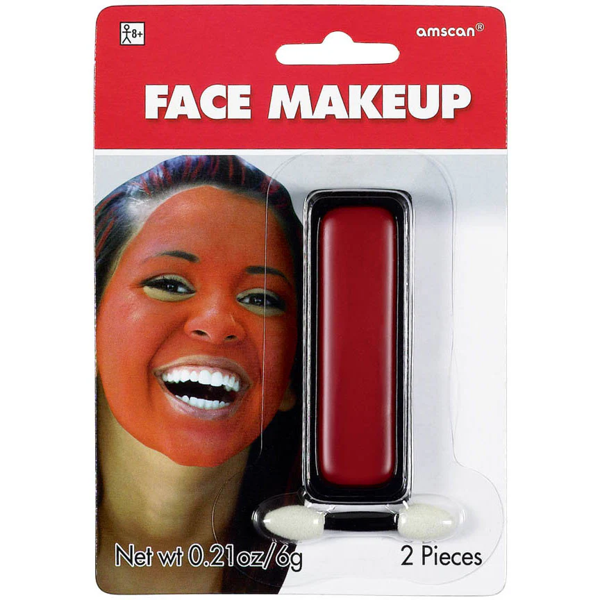 Red Face Makeup