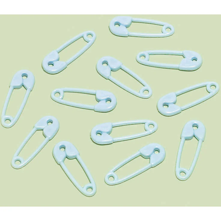 Safety Pins Blue (24 ct)