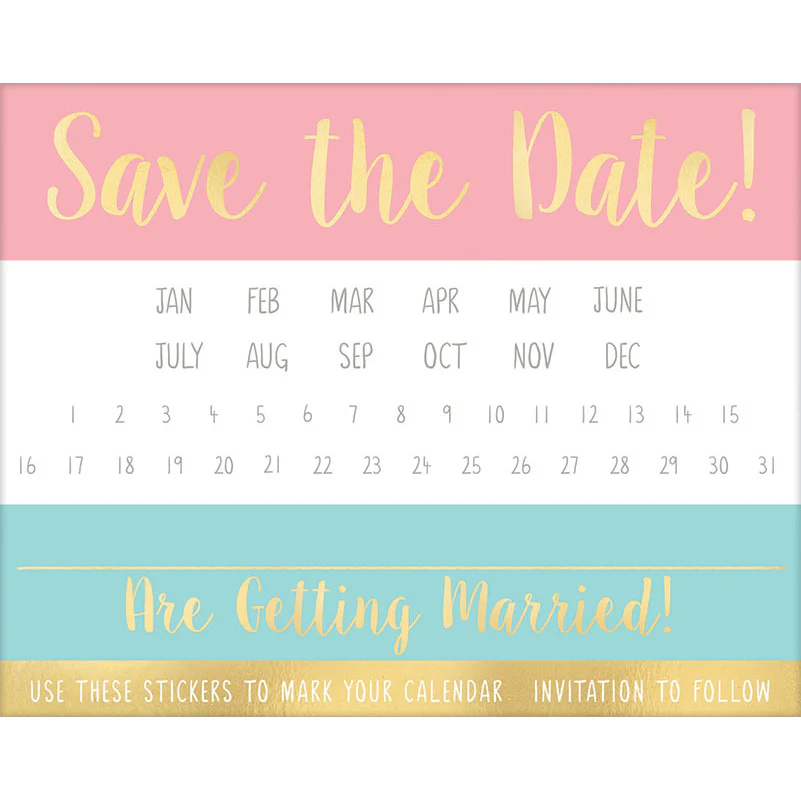 Save the Date Value Pack Invitations (8 ct)