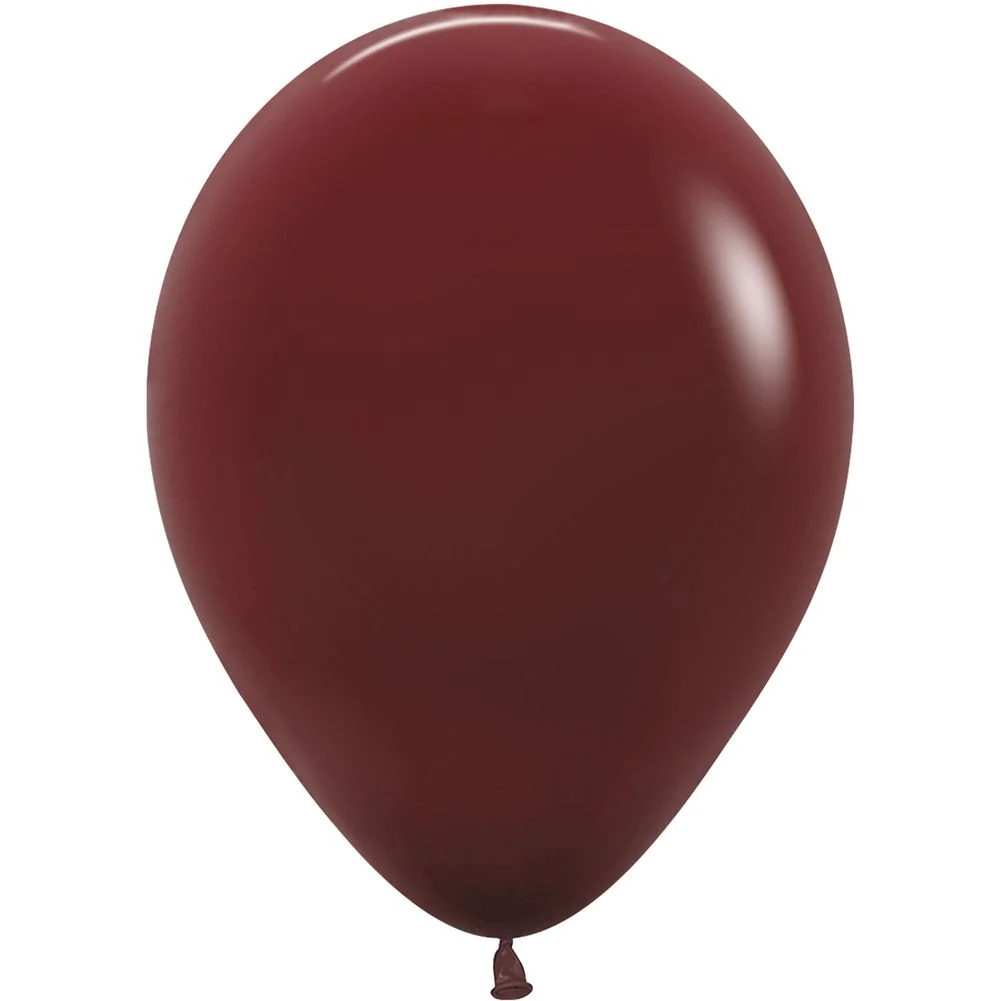 Sempertex 11" Deluxe Merlot Latex Balloons (100ct) - Image 2