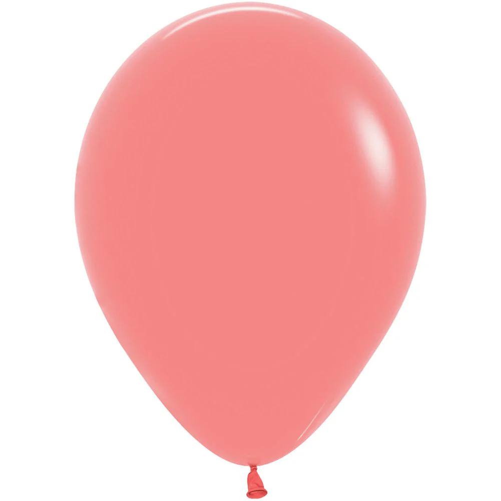 Sempertex 11" Deluxe Tropical Coral Latex Balloons (100ct) - Image 2