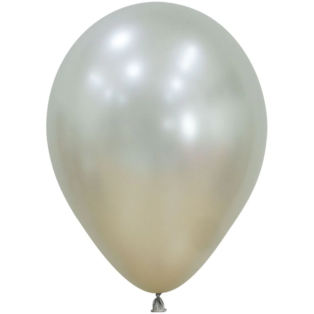 Sempertex 11" Silk Cream Pearl Latex Balloons (50ct) - Image 2