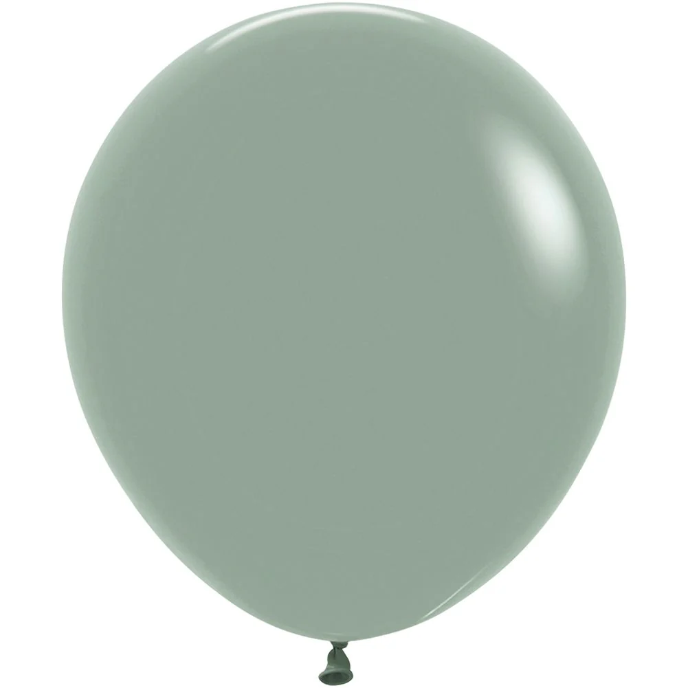 Sempertex 18" Pastel Dusk Laurel Green Latex Balloons (25ct)
