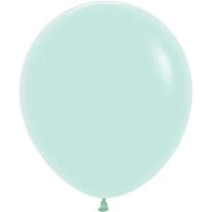 Sempertex 18" Pastel Matte Green Latex Balloons (25ct)