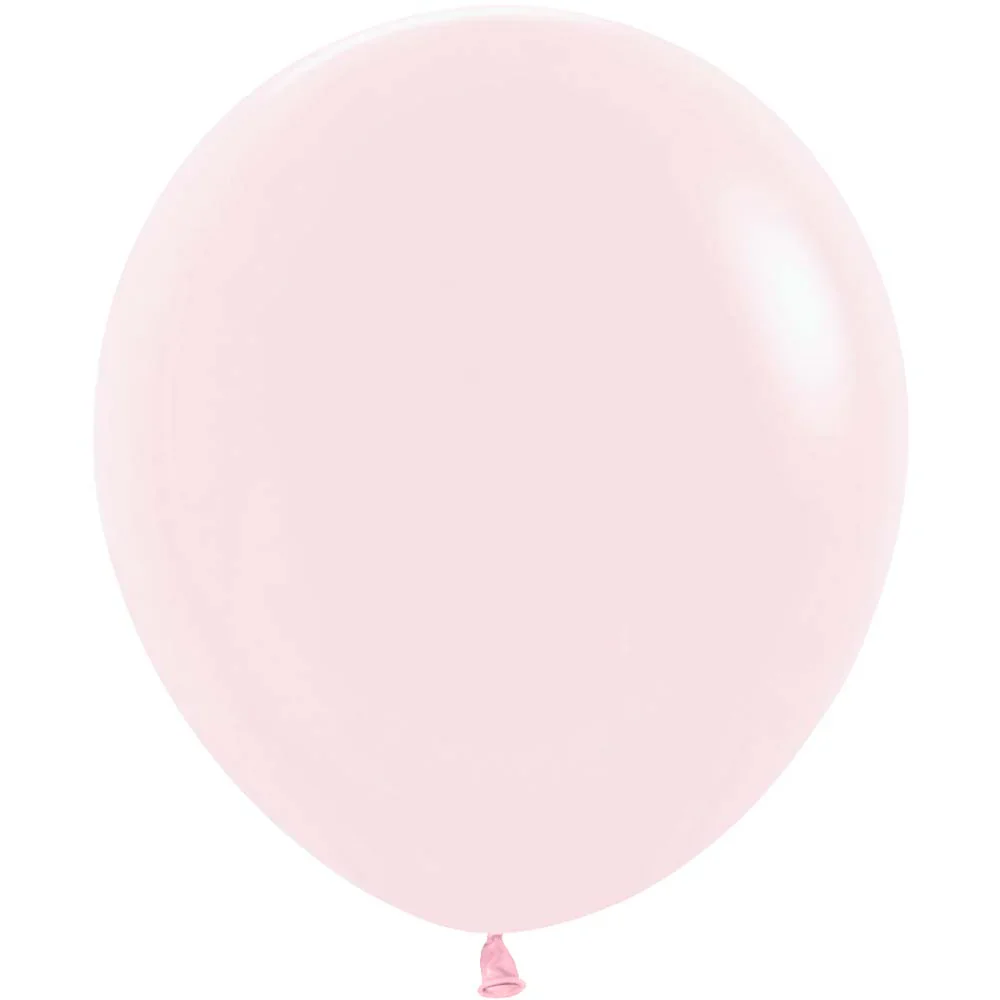 Sempertex 18" Pastel Matte Pink Latex Balloons (25ct)
