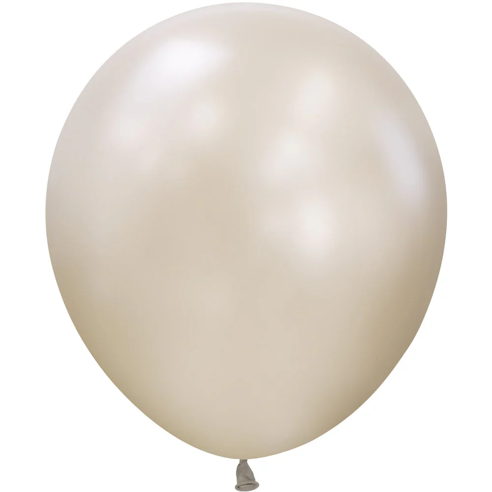 Sempertex 18" Silk Cream Pearl Latex Balloons (25ct)
