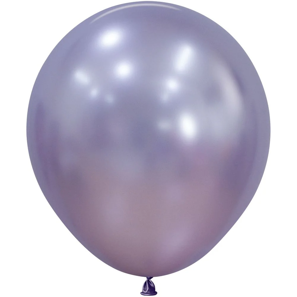Sempertex 18" Silk Light Amethyst Latex Balloons (25ct) - Image 2