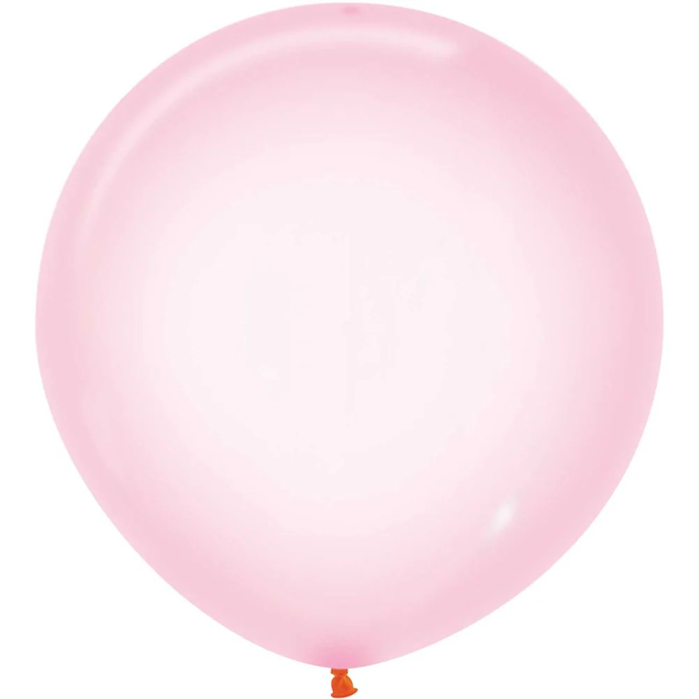 Sempertex 24" Crystal Pastel Pink Latex Balloons (10ct)