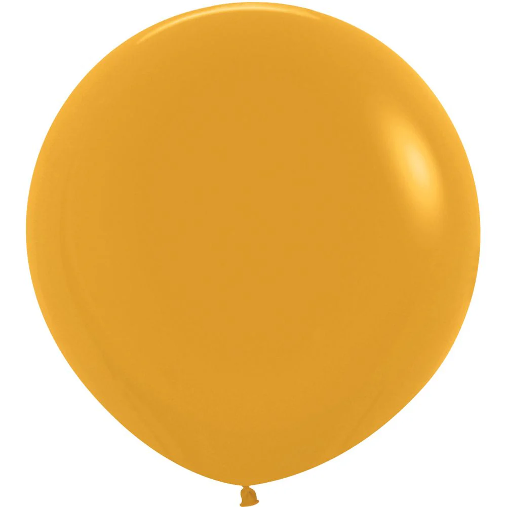 Sempertex 24" Deluxe Mustard Latex Balloons (10ct)