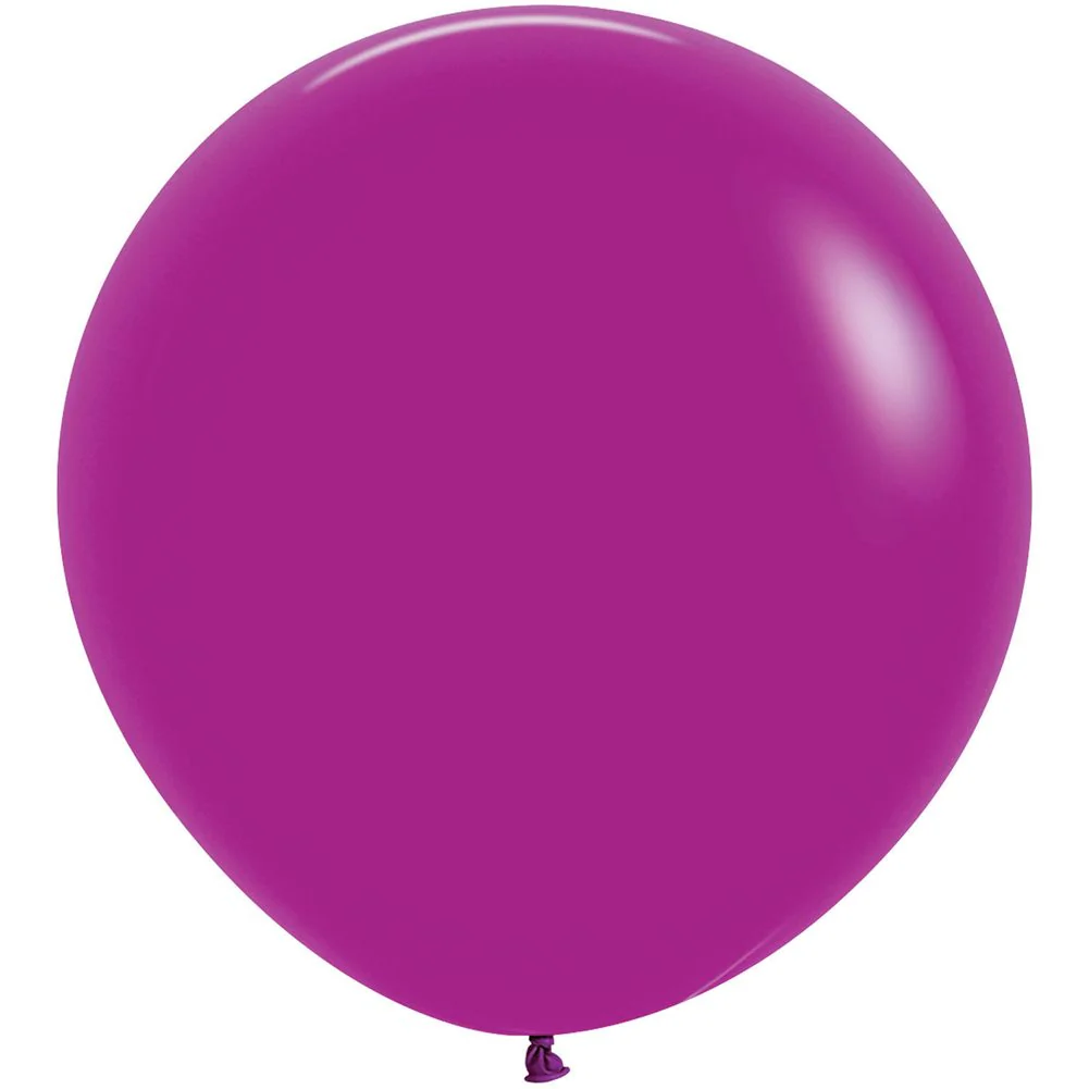 Sempertex 24" Deluxe Purple Orchid Latex Balloons (10ct) - Image 2