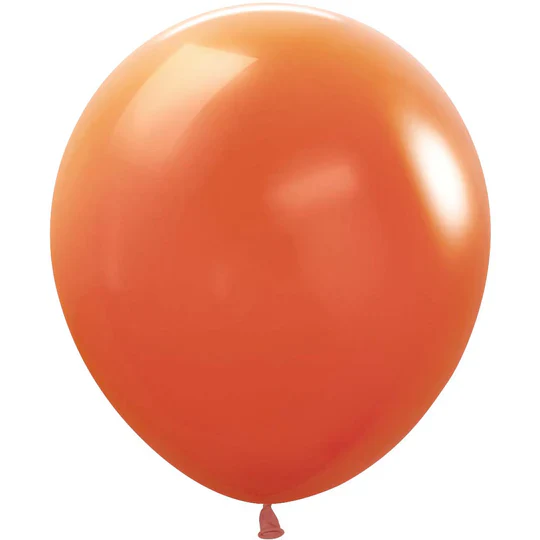 Sempertex 24" Deluxe Sunset Orange Latex Balloons (10ct)