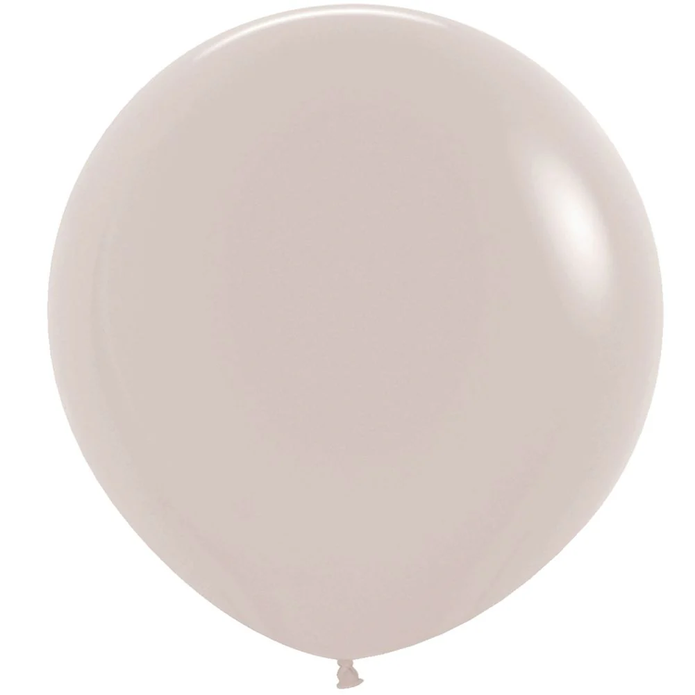 Sempertex 24" Deluxe White Sand Latex Balloons (10ct)