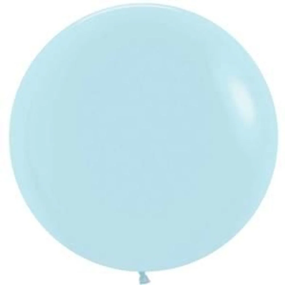 Sempertex 24" Pastel Matte Blue Latex Balloons (10ct)