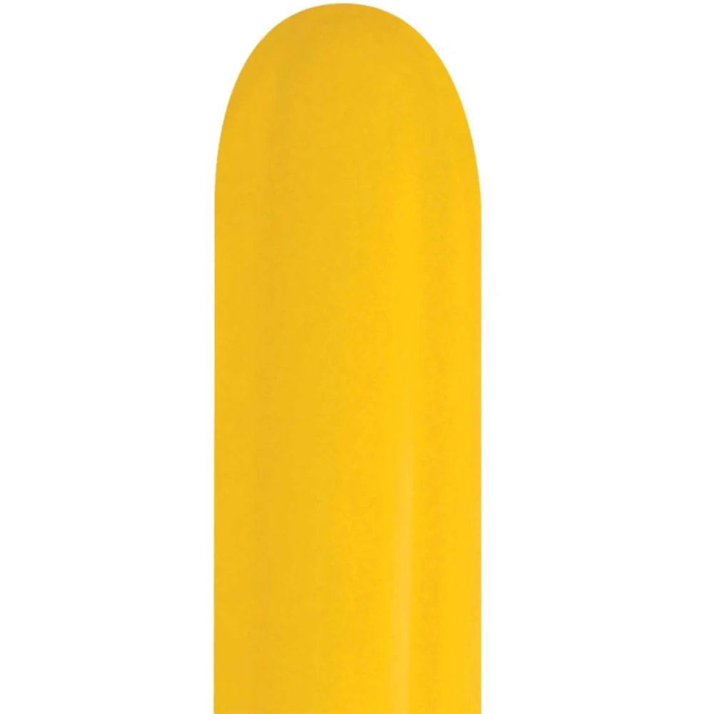 Sempertex 260 Deluxe Marigold Latex Balloons (50ct)