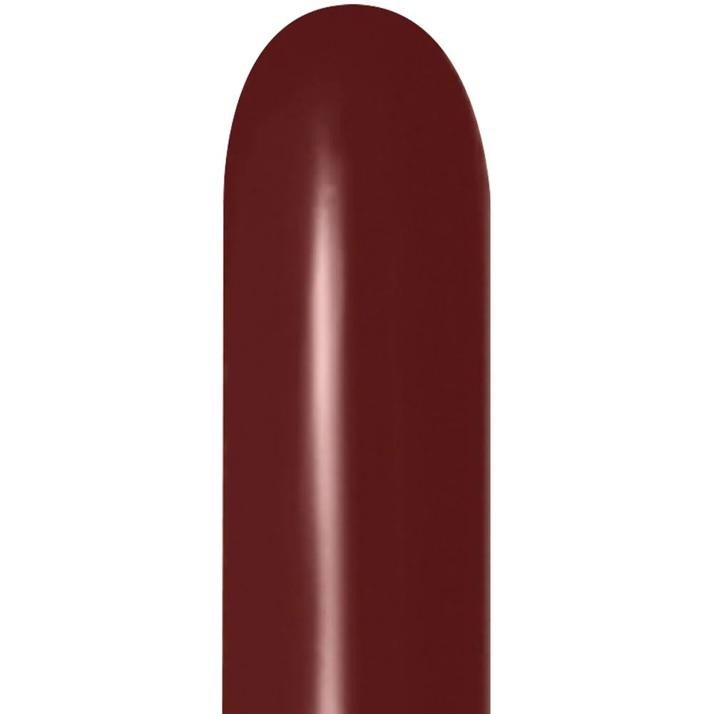 Sempertex 260 Deluxe Merlot Latex Balloons (50ct) - Image 2