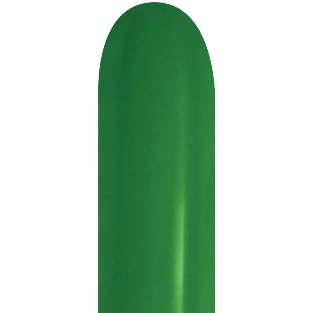 Sempertex 260 Metallic Green Latex Balloons (50ct)
