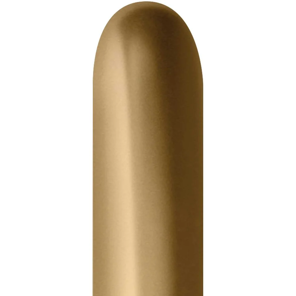 Sempertex 260 Reflex Gold Latex Balloons (50ct)