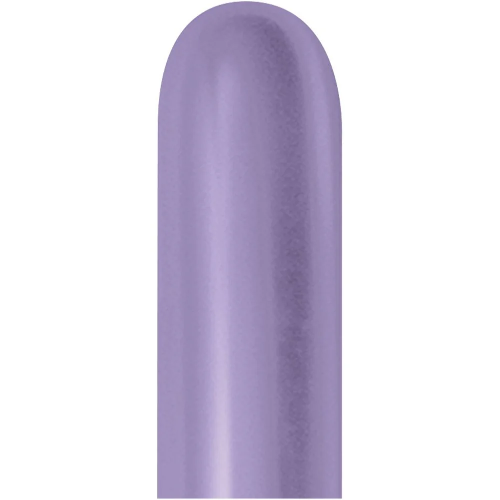 Sempertex 260 Silk Light Amethyst Latex Balloons (50ct) - Image 2