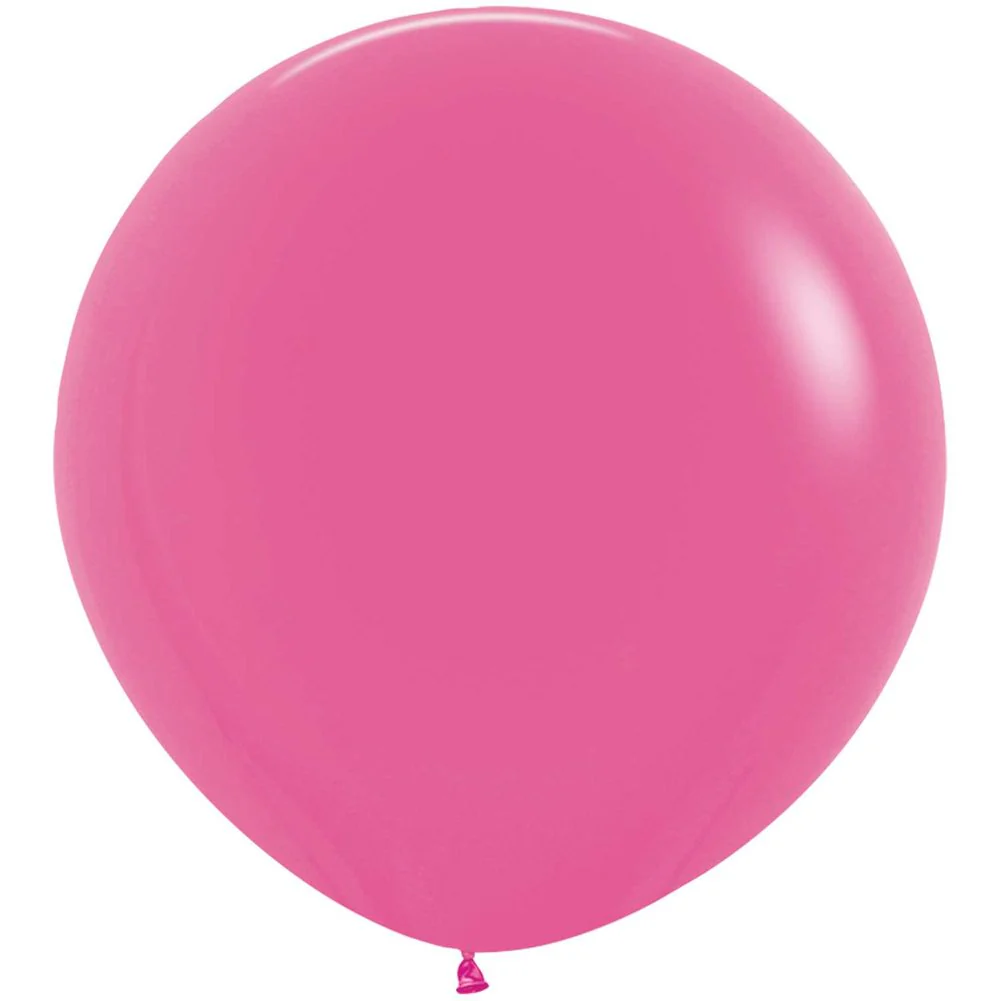 Sempertex 3' Deluxe Fuchsia Latex Balloons (2ct)