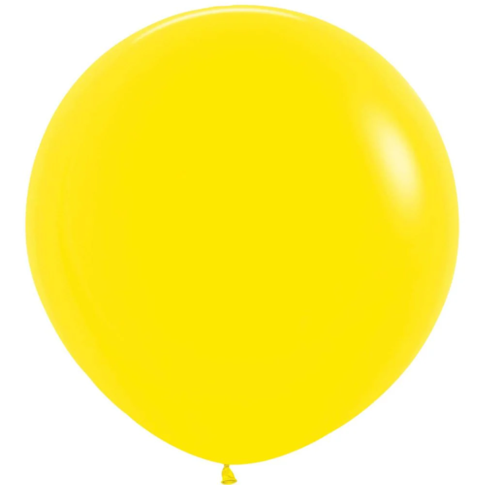 Sempertex 3' Fashion Yellow Latex Balloons (2ct)