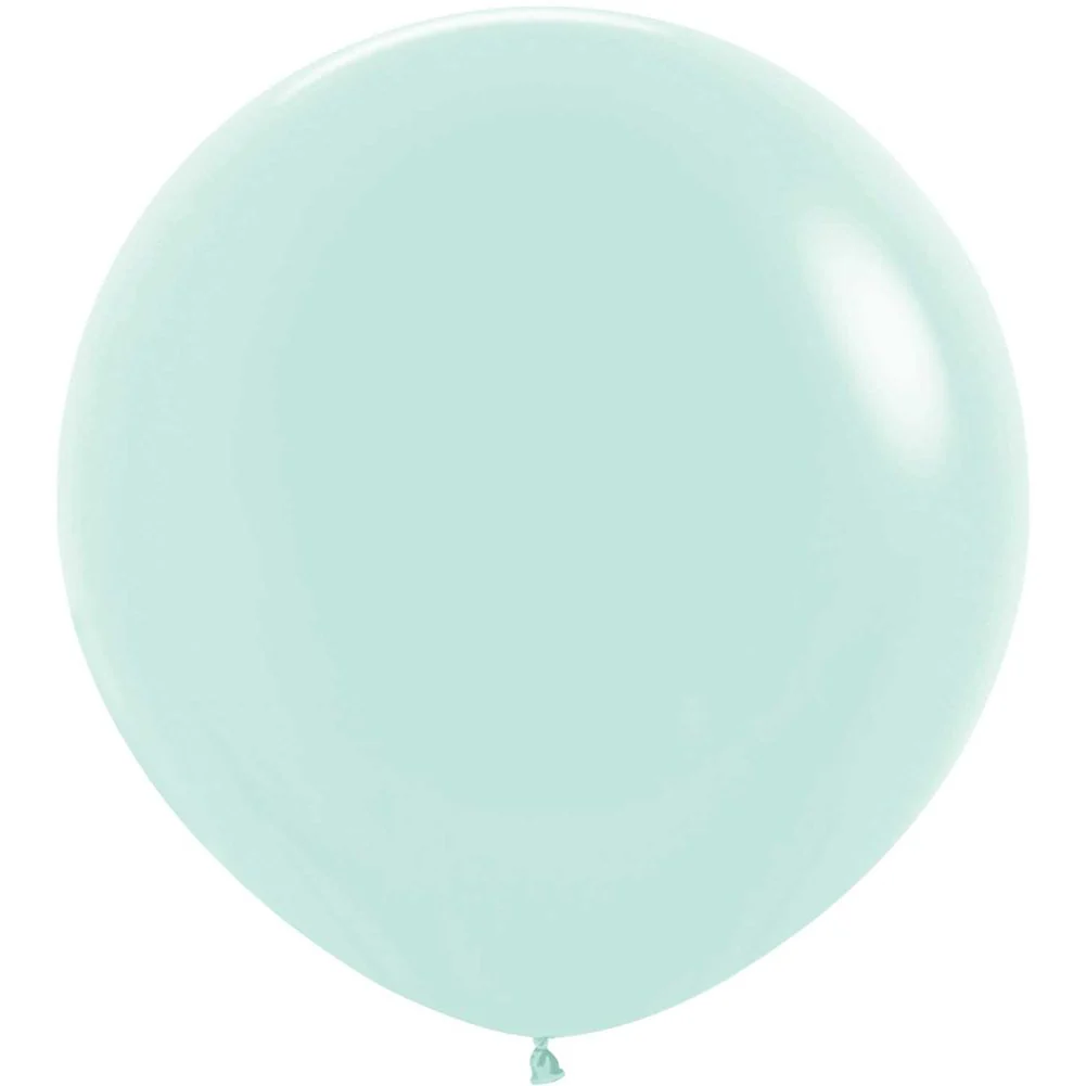 Sempertex 3' Pastel Matte Green Latex Balloons (2ct)