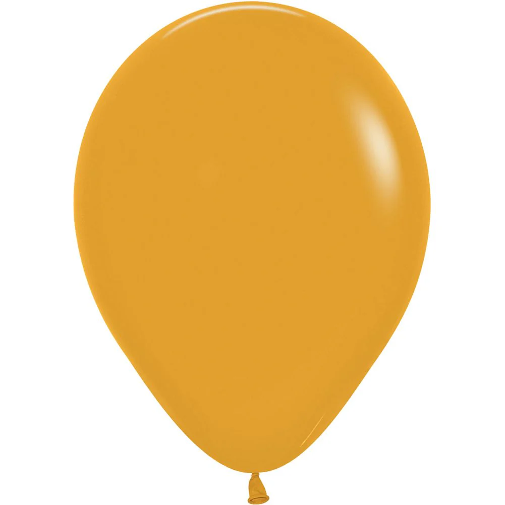 Sempertex 5" Deluxe Mustard Latex Balloons (100ct)
