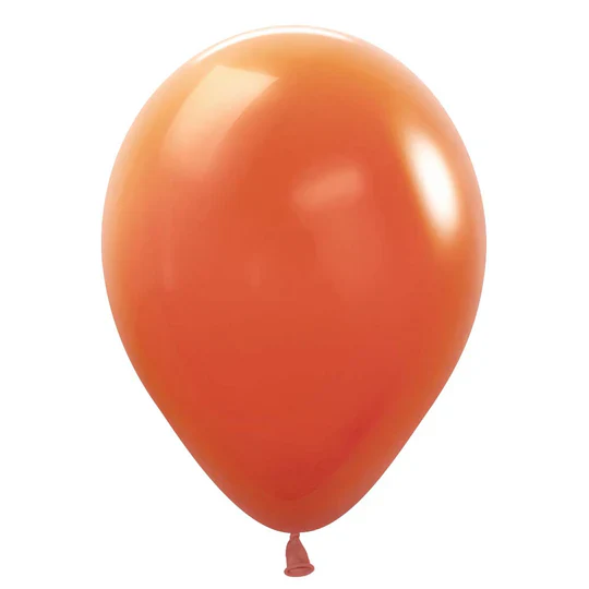 Sempertex 5" Deluxe Sunset Orange Latex Balloons (100ct)