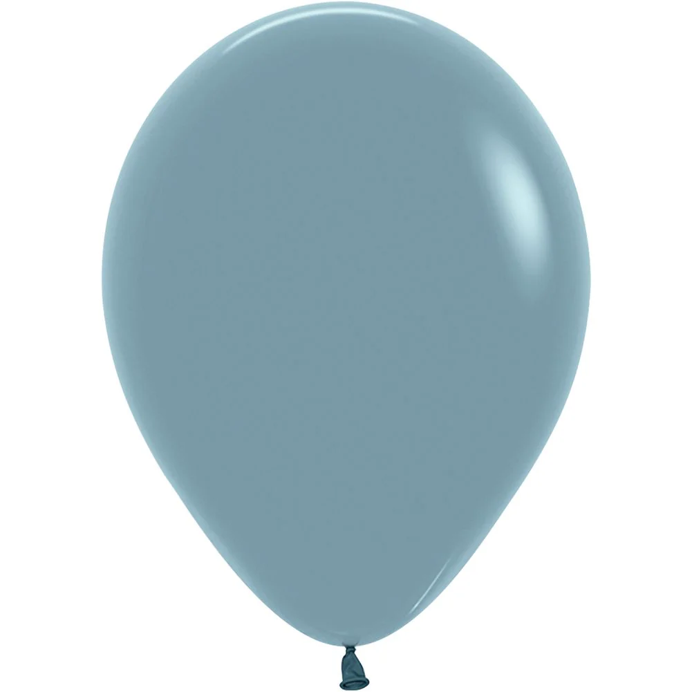 Sempertex 5" Pastel Dusk Blue Latex Balloons (100ct)