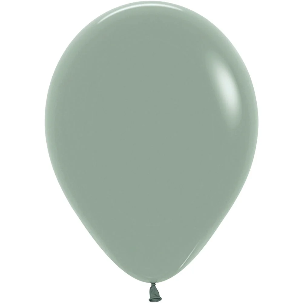 Sempertex 5" Pastel Dusk Laurel Green Latex Balloons (100ct)