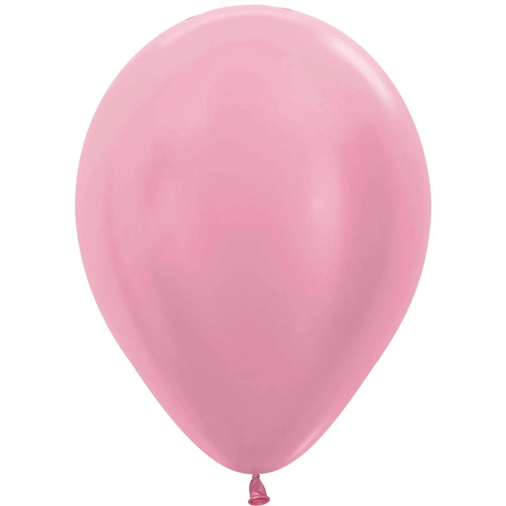 Sempertex 5" Pearl Pink Latex Balloons (100ct) - Image 2
