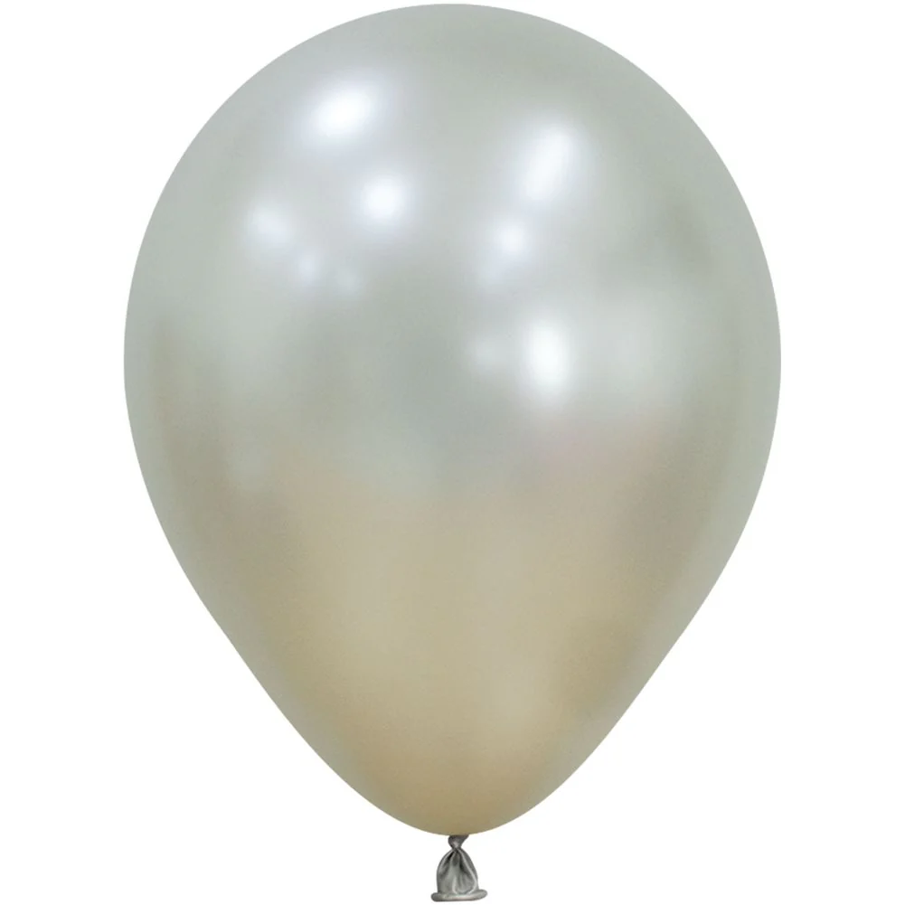 Sempertex 5" Silk Cream Pearl Latex Balloons (100ct) - Image 2