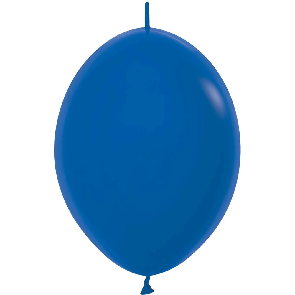Sempertex 6" Fashion Royal Blue Link-O-Loon Latex Balloons (50ct)