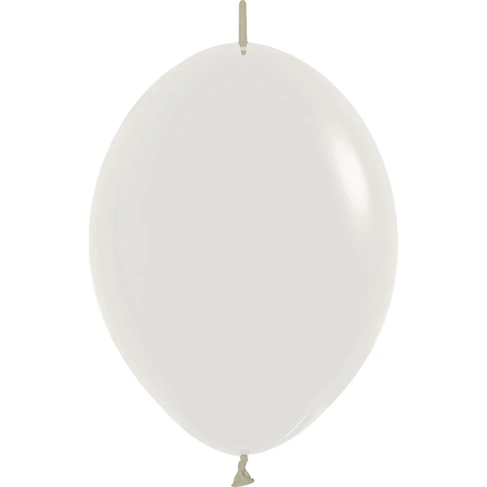 Sempertex 6" Pastel Dusk Cream Link-O-Loon Latex Balloons (50ct) - Image 2