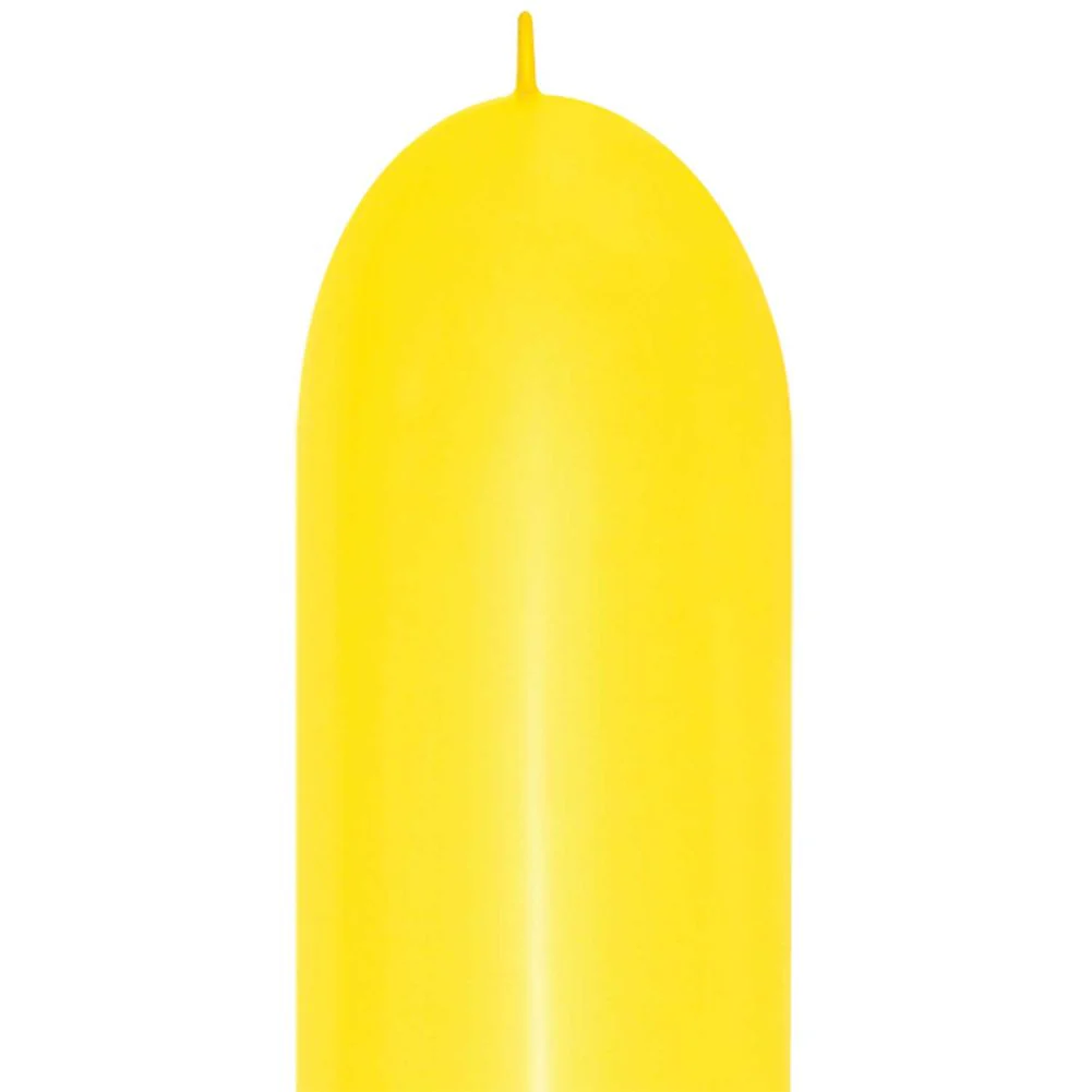Sempertex 660 Fashion Yellow Link-O-Loon Latex Balloons (50ct)