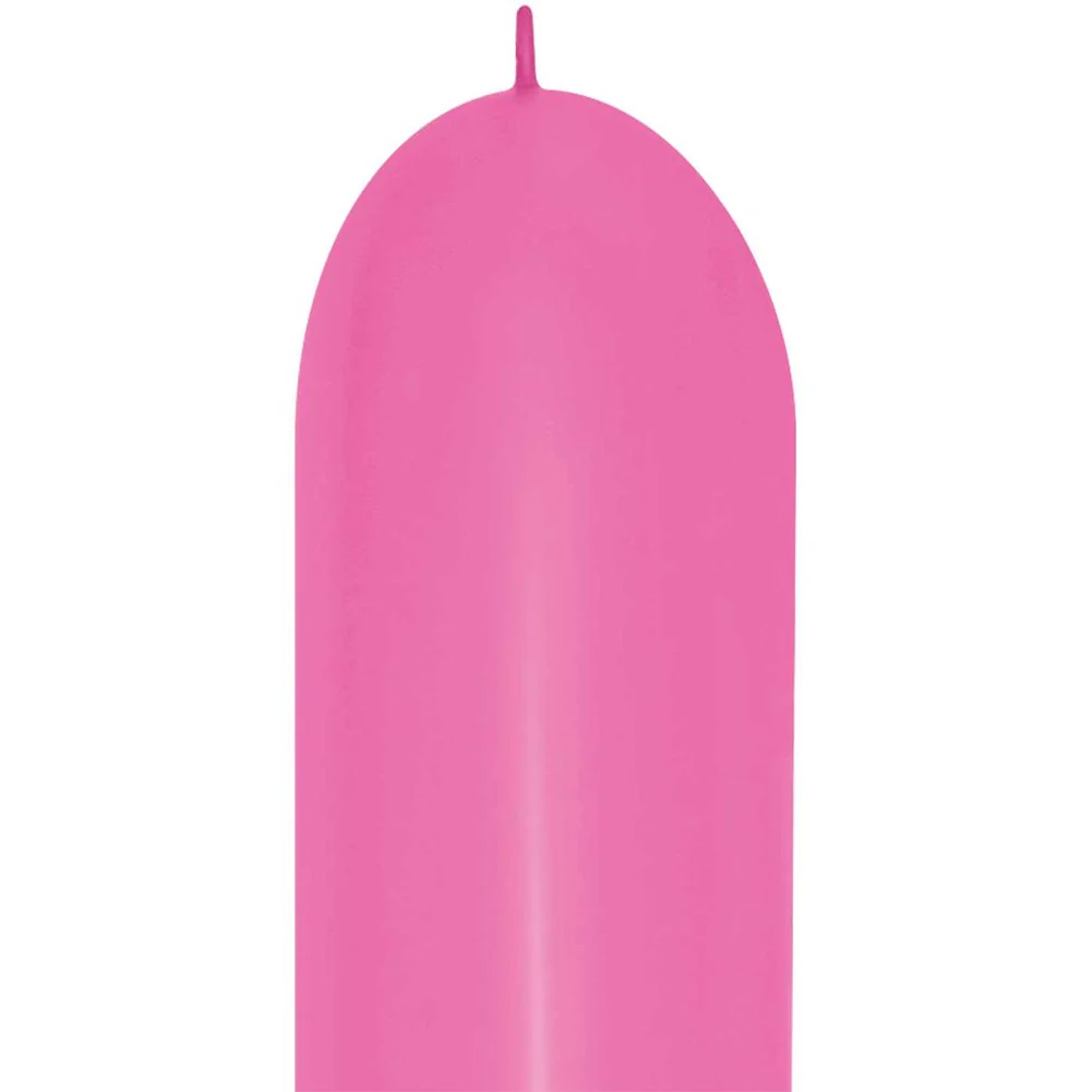 Sempertex 660 Neon Magenta Link-O-Loon Latex Balloons (50ct)