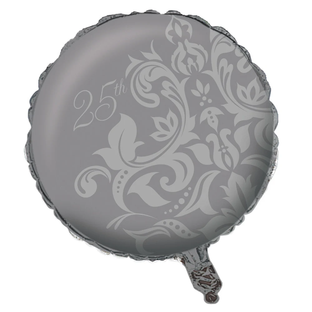 Silver Anniversary 18" Foil Balloon