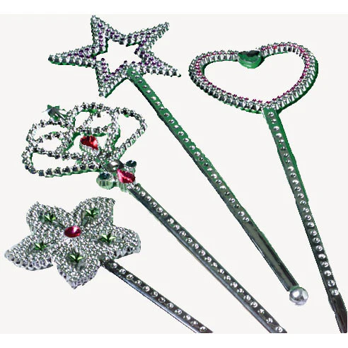Silver Plastic Wands
