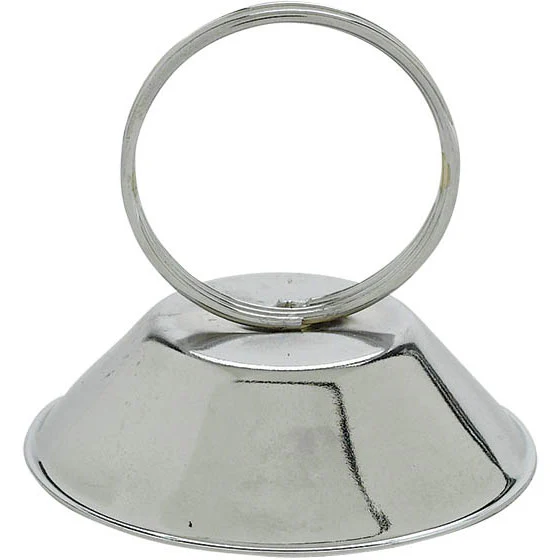 Silver Stainless Steel Placecard Holder