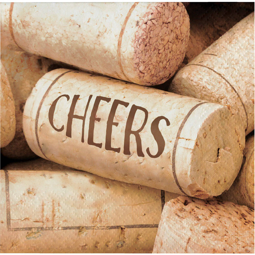 Sip Sip Hooray Cheers Beverage Napkins (16ct)