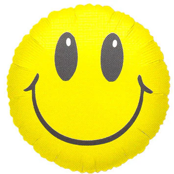 Smile Face Yellow Mini Balloon (1 ct)