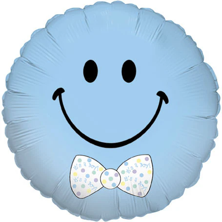Smiley Baby Boy Micro Balloon (1 ct)