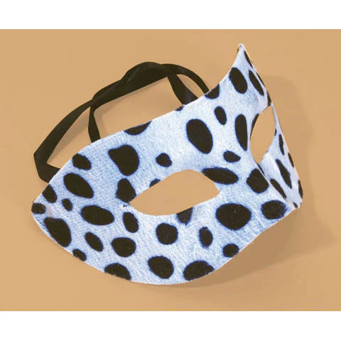 Snow Leopard Half Mask