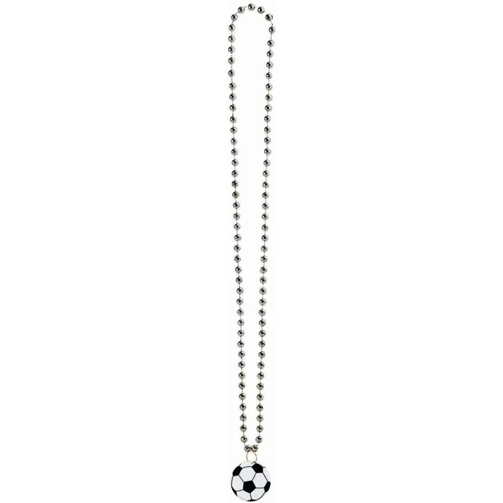 Soccer Ball Bead Necklace