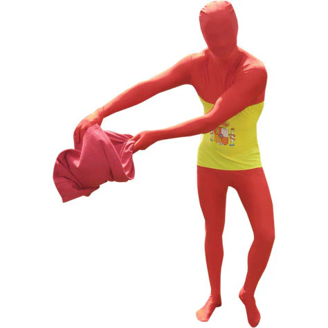 Spain Flag Adult Morphsuit - Image 2