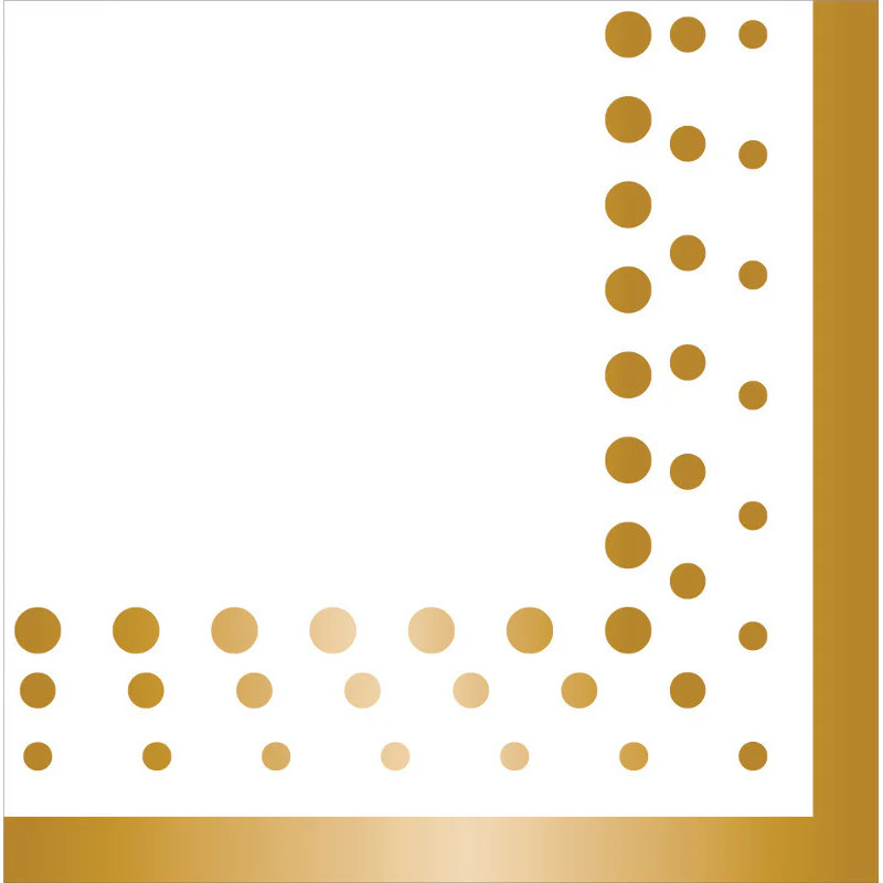 Sparkle and Shine Gold Luncheon Napkins (16ct)